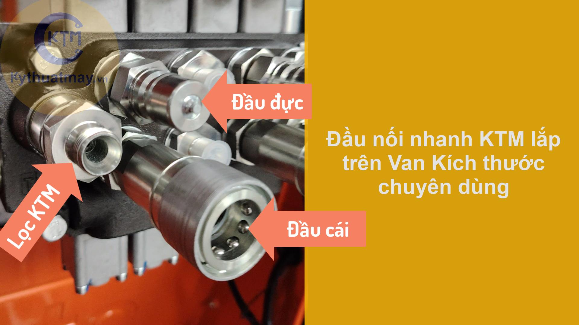 Nối nhanh lắp trên van KTM